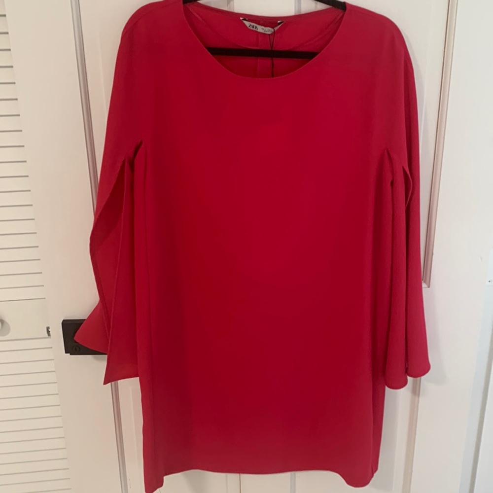 Fushia dress Zara